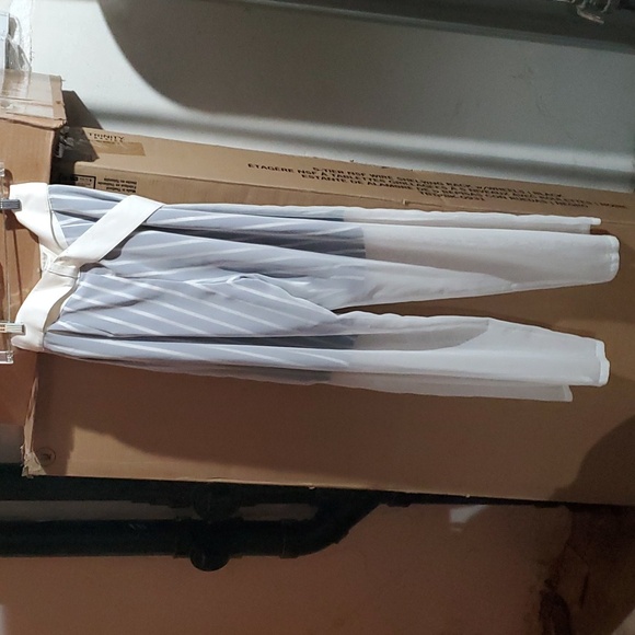 Sz 2Japanese (M) NWT Hyke shorts with sheer layover belted pants - Picture 5 of 7